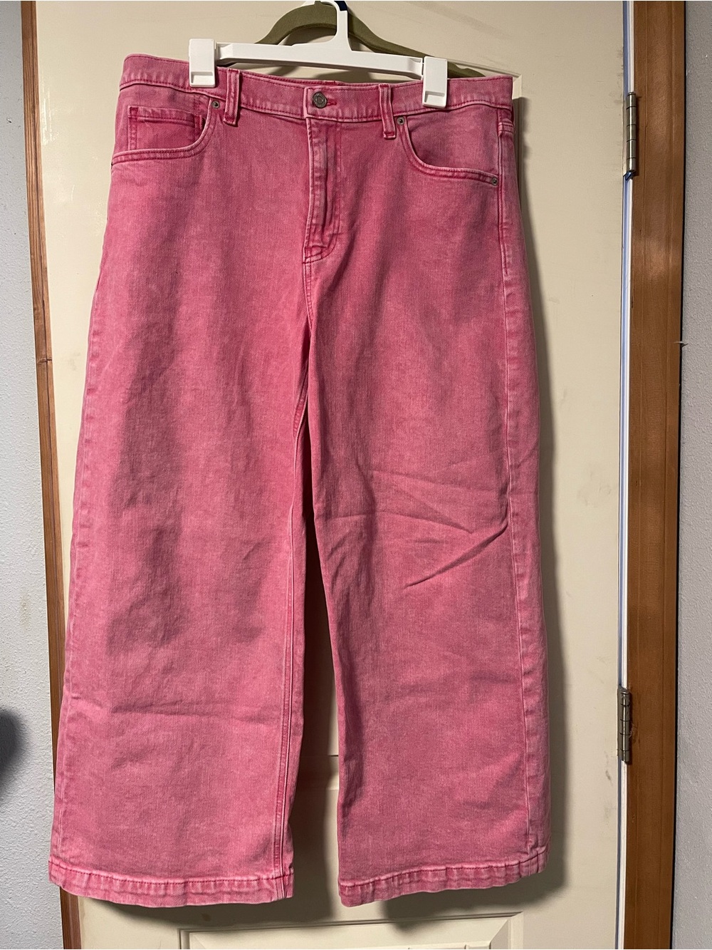 Gap High Rise Stride Wide-Leg Ankle Jeans
